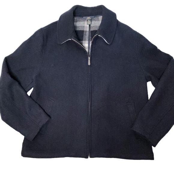 Brooks Brothers Other - Brooks Brothers Men’s XL Wool Sweater Jacket Full-Zip Navy Blue